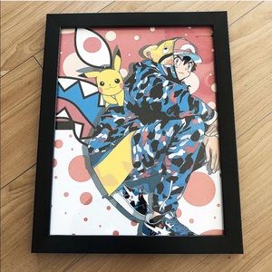 POKEMON BAPE ART PRINT